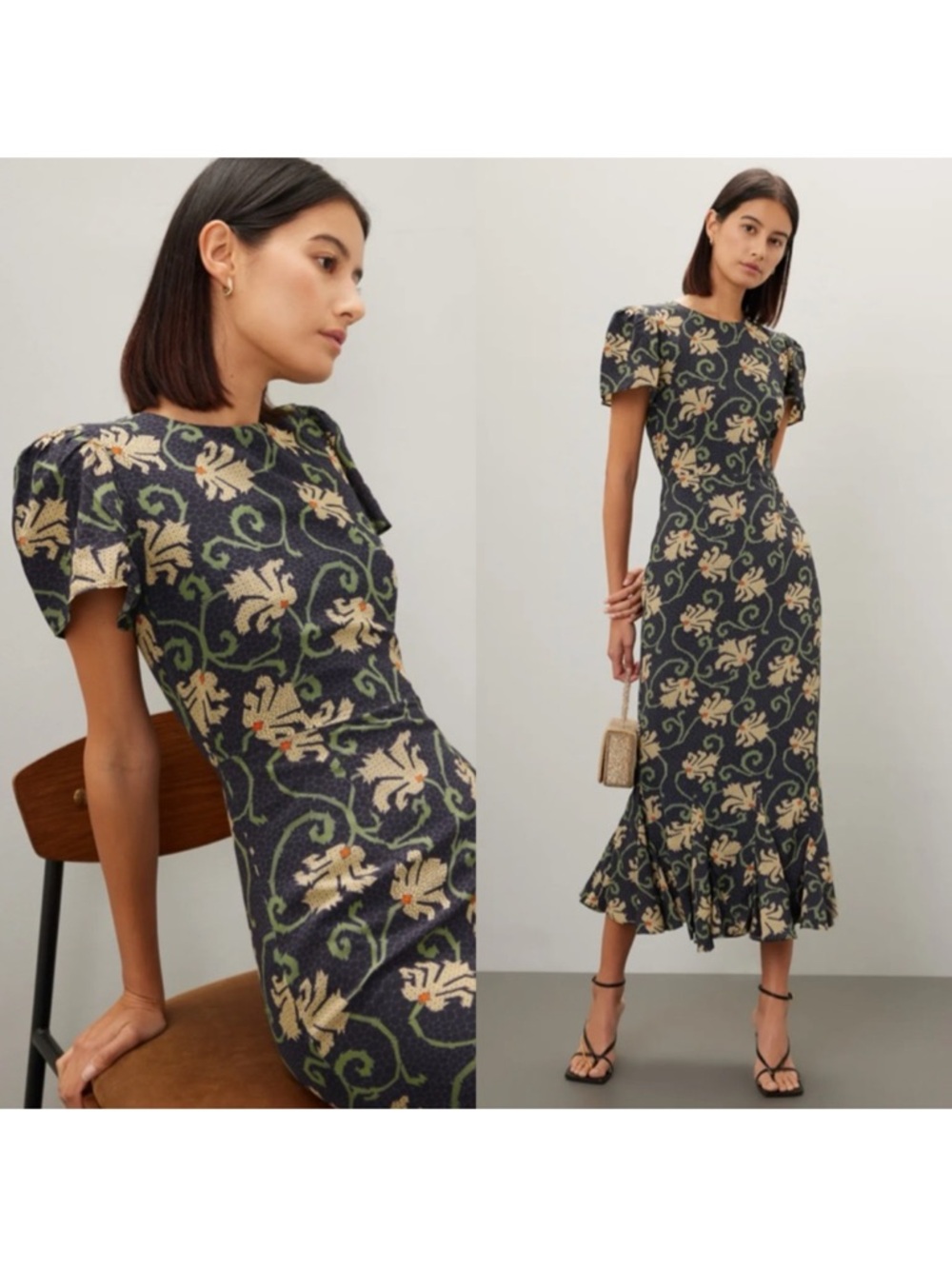 RHODE Mosaic Blossom Lulani Dress in Size 4 - Picture 3 of 10
